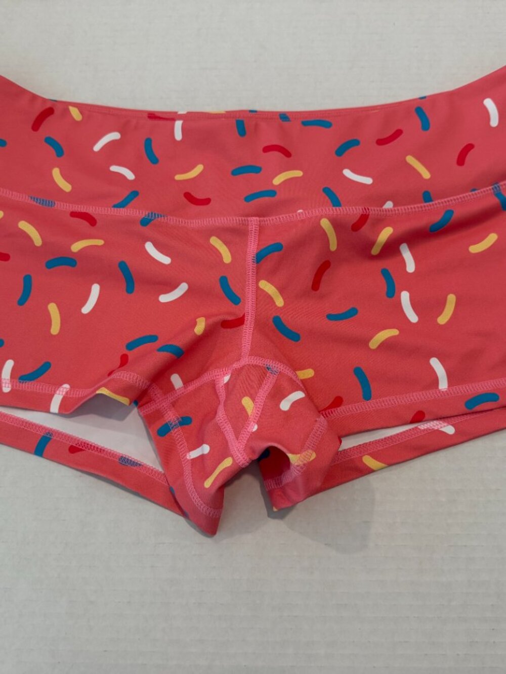 Feed Me Fight Me Donut Sprinkles Shorts | Pink | Size XL - Picture 2 of 4